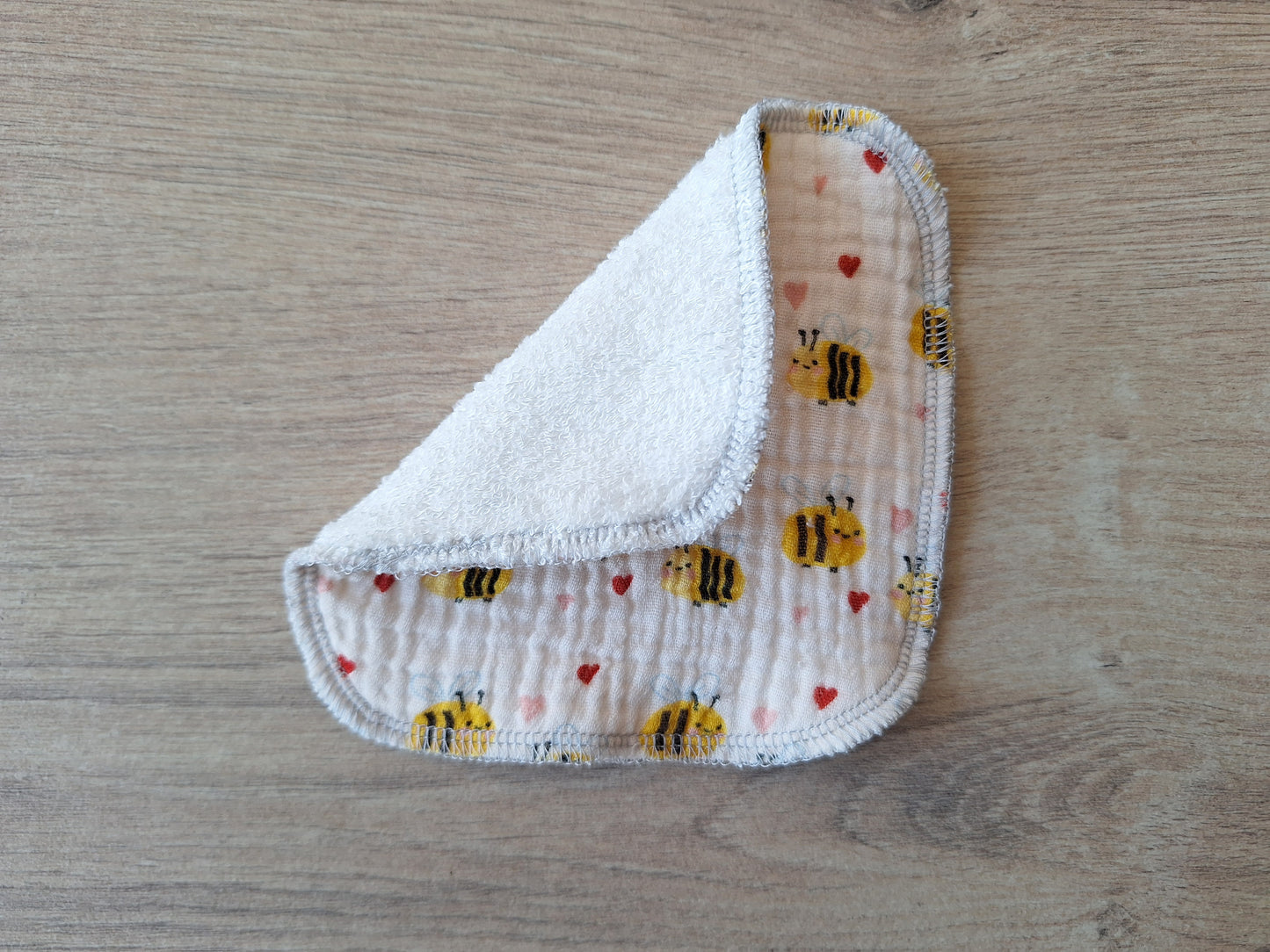 Ultrazachte monddoekjes bamboe (per set) - bijtjes